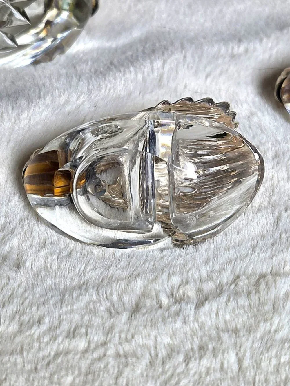 Vintage German Sterling Silver & Crystal Swan Master Salt Cellar Set of 3 - #F